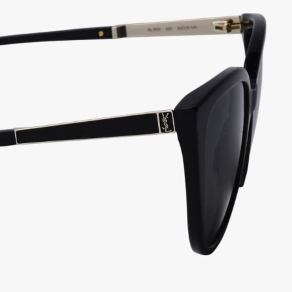 Saint Laurent Style: SL M70-002 | Women\'s Sunglasses | Black + Gold main image 3